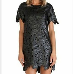 JOA of Los Angeles Black laser cut dress